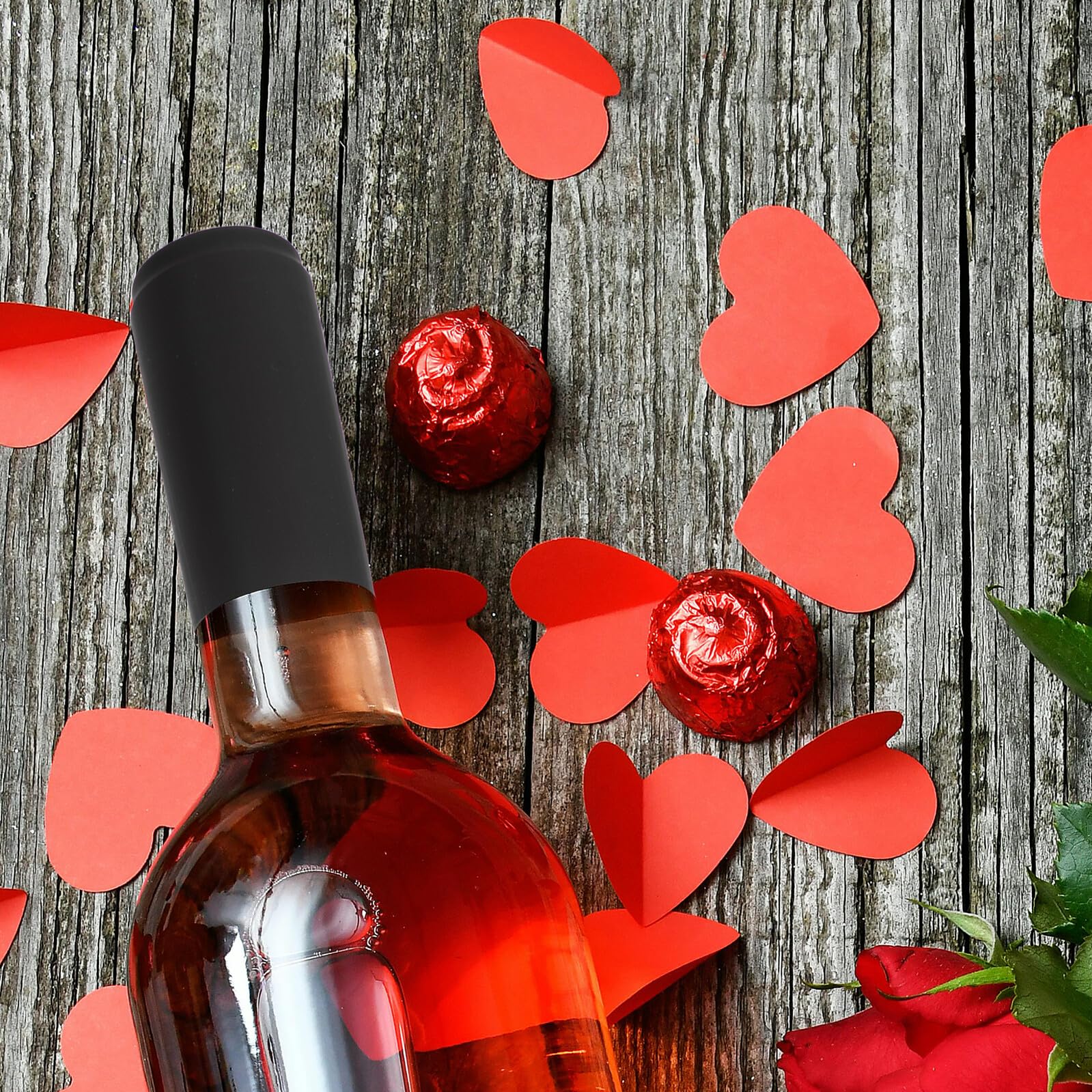 100 Piezas Cápsulas Termorretráctiles de PVC para Sellado de Botellas de Vino Fáciles de Aplicar con Calor para Uso Doméstico Protección Duradera y Envoltura