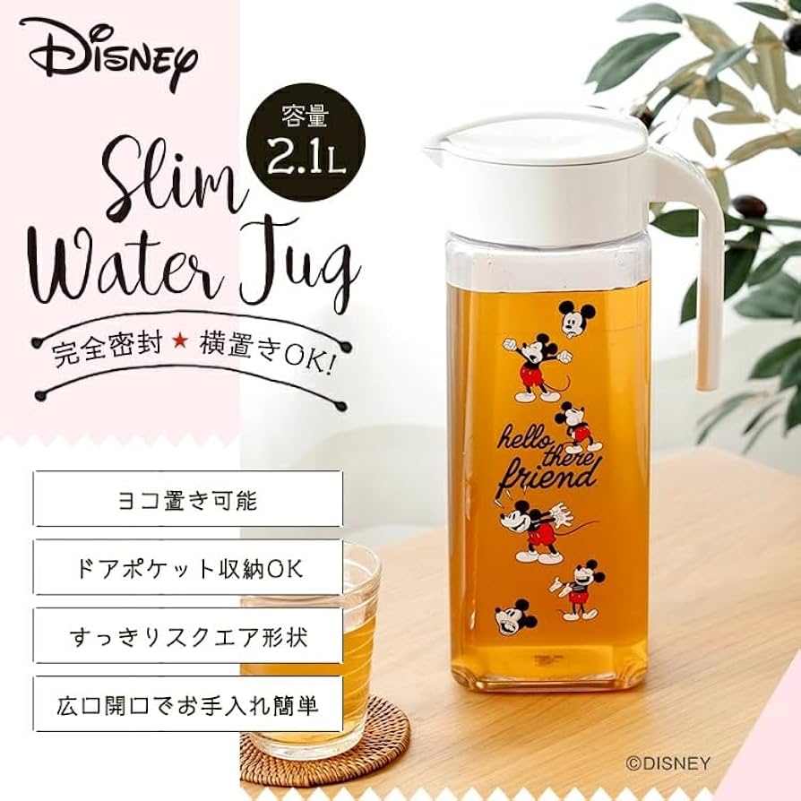 Amazon｜アスベル 麦茶ポット ミッキー スクリューロック ビオD
