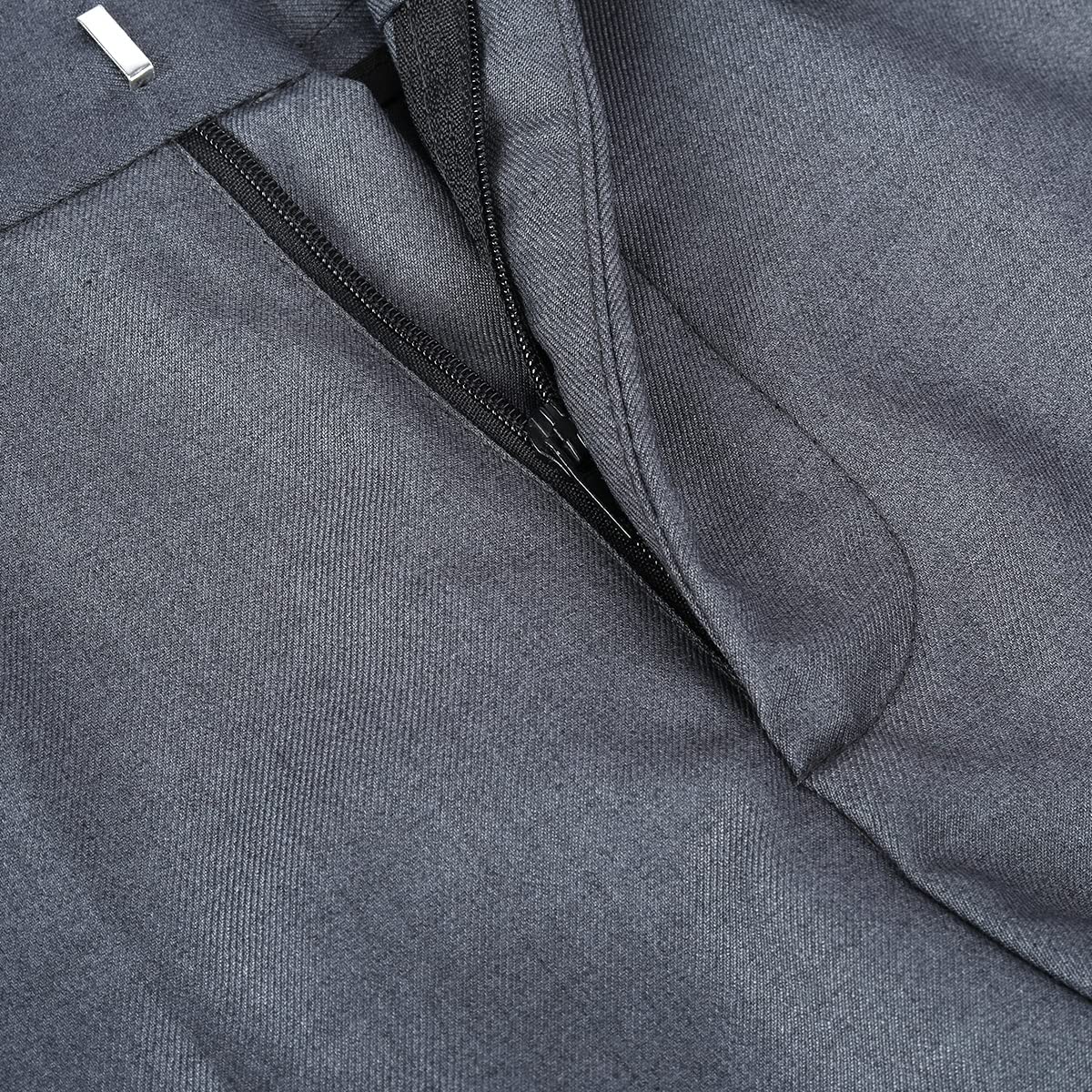 Sliktaa Tuta da bambino, 3 pezzi, con bottone a risvolto, per matrimonio, compleanno, festa, ballo, performance, blazer gilet, pantaloni multicolor, grigio., 10 anni