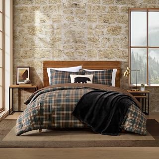 Eddie Bauer - Queen Size Comforter Set with Matching Shams