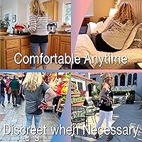 Vista 6 de Alki Active® Banda de compresión para aliviar el dolor de cadera para mujeres, para nervio ciático, tensión flexora de cadera, desgarramiento