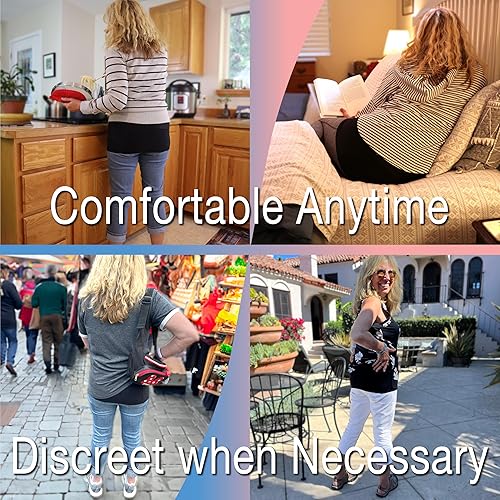 Miniatura 6 de Alki Active Banda de compresión para aliviar el dolor de cadera para mujeres, para nervio ciático, tensión flexora de cadera, desgarro de labrum,