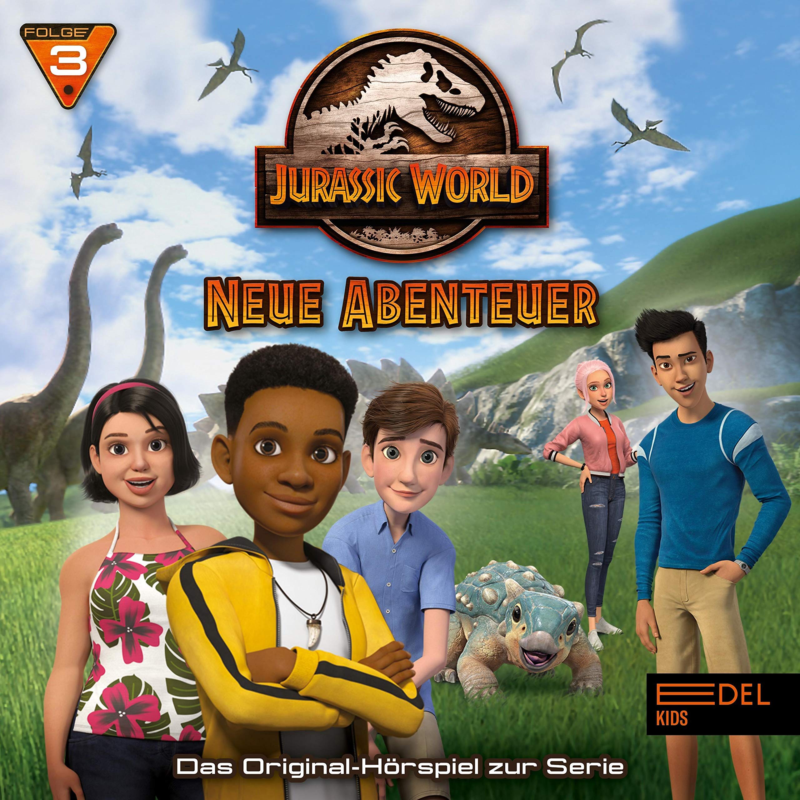 Cover art for Eddies Geburtstag / Willkommen in Jurassic World. Das Original-Hörspiel zur TV-Serie