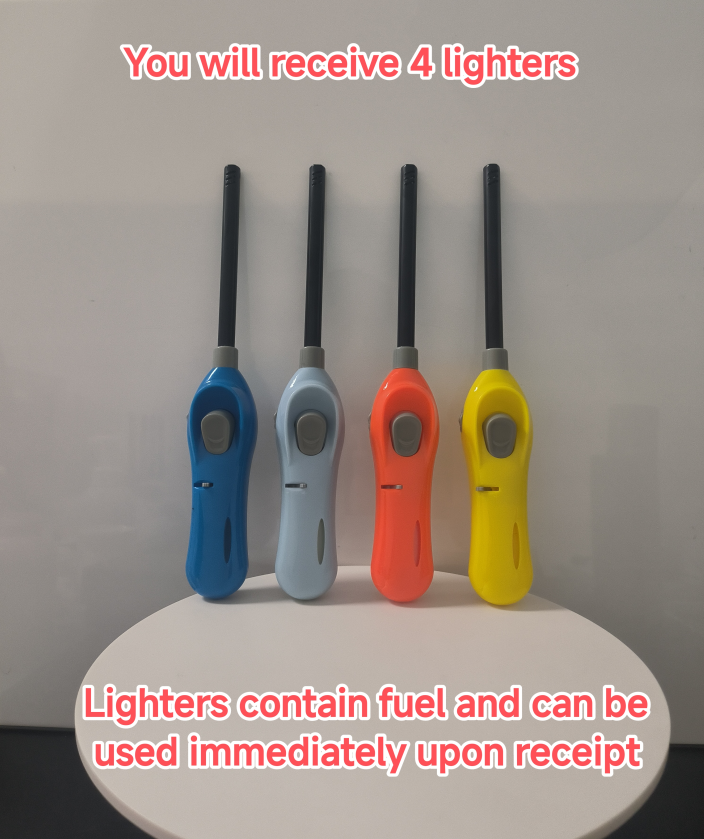 Encendedores de vela 4 pack largos recargables miniatura 7