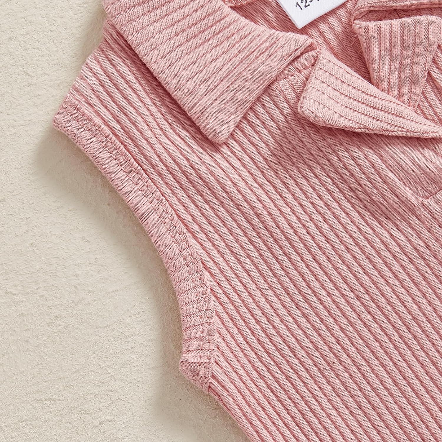 Madjtlqy Toddler Baby Girls Summer Outfit Sleeveless Ribbed Collared Tank Tops + Floral Skirt Shorts Set Kids Cute Clothes - Image 5