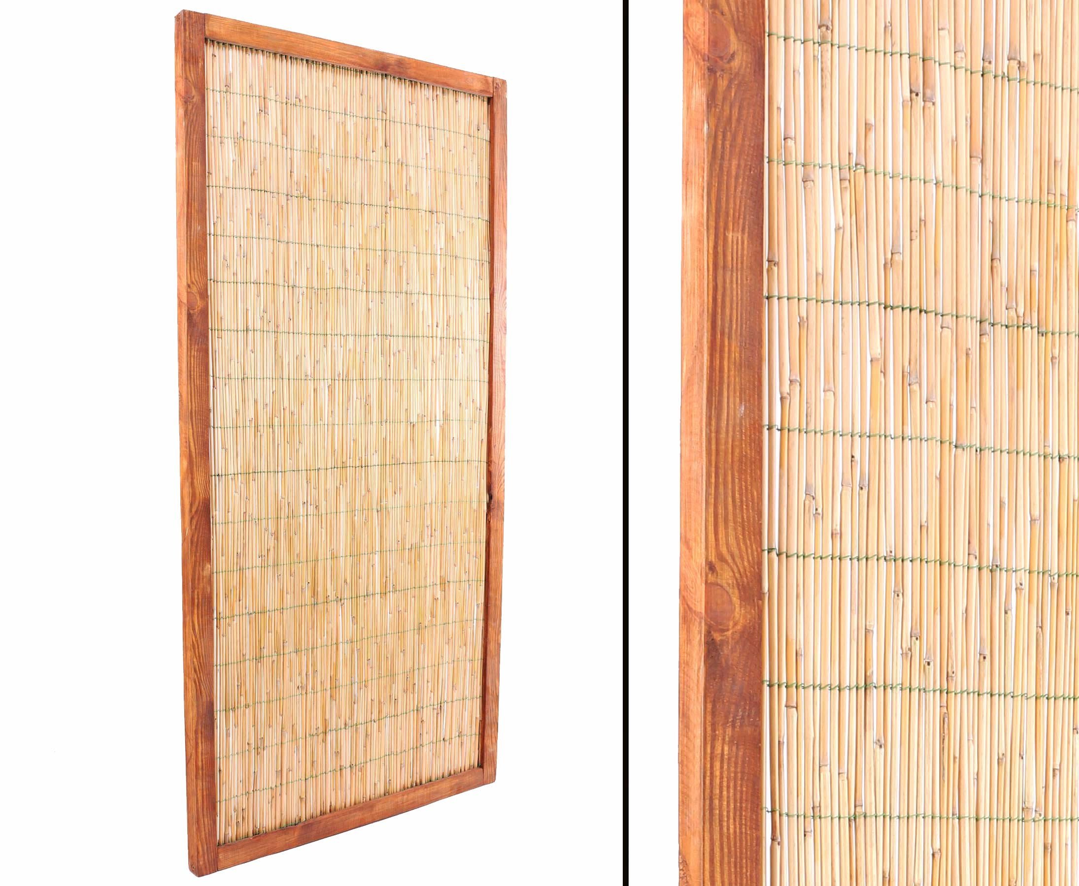 Schilfrohr Sichtschutzwand 180x90cm "Deluxe" - Sichtschutzzäune Sichtschutzwand Gartensichtschutz Balkonsichtschutz Winschutz Sichtschutzwand für Garten und Terasse Blickschutz für Balkon Sichtschutzwände Sichtschutzwände