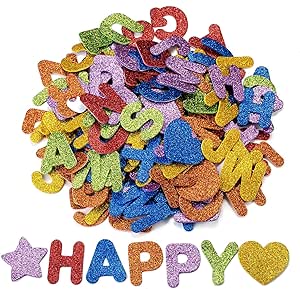 30 Blätter Buchstaben Aufkleber (2700 Stück) - Vinyl Alphabet Mit Moosgummi Zahlen Und Pinzette