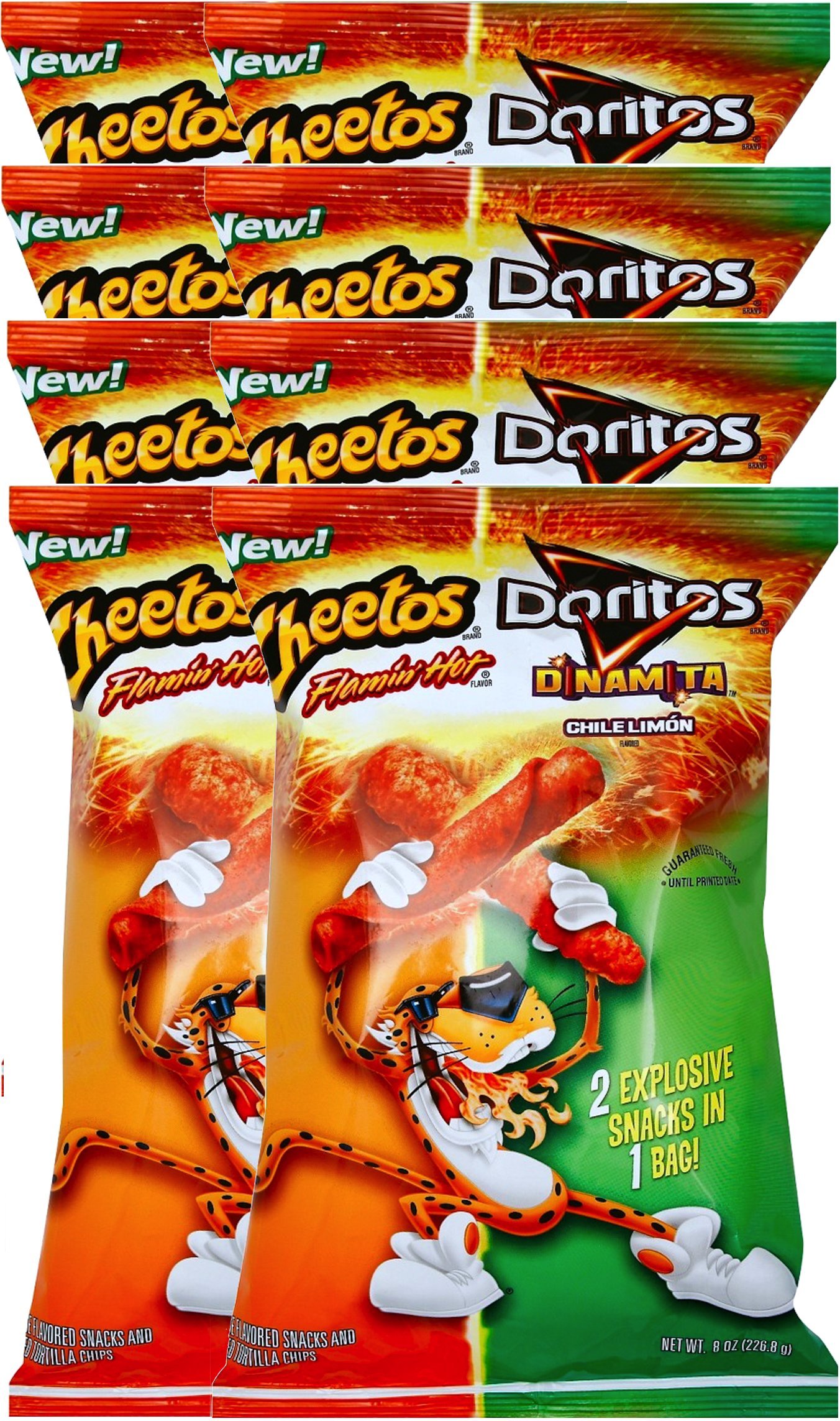 Buy Cheetos Flamin' Hot and Doritos Dinamita Chile Limon 2 Explosive