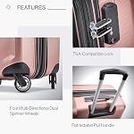 Samsonite Winfield 3 DLX Hardside Expandable Luggage with Spinners, Rose, Carry-On 20-Inch, Winfield 3 DLX Hardside Expandable Luggage with Spinners, Rose