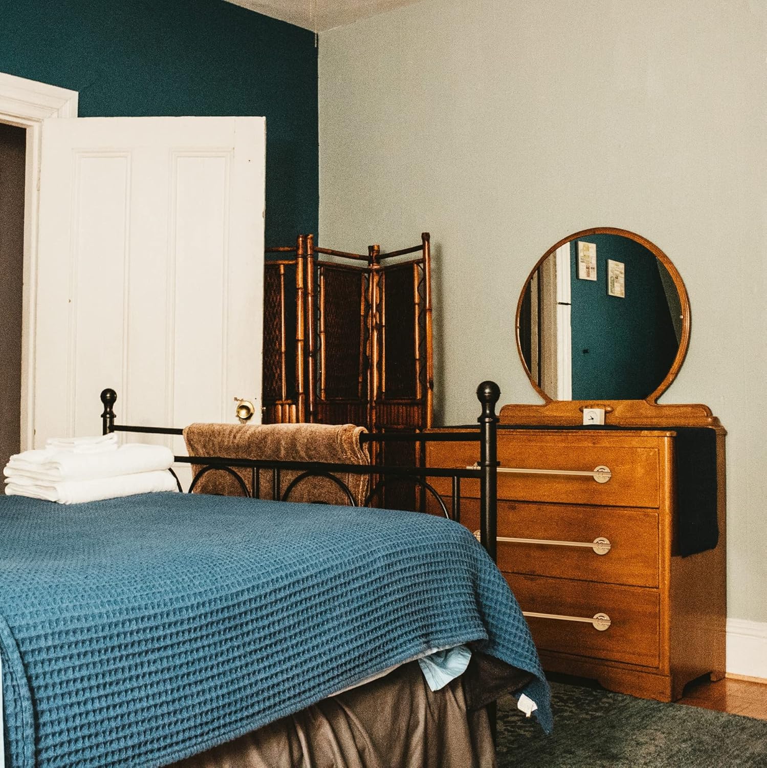 2 Pack Self-Stick Cabinet Handle Pull Metal Drawer Pull with Adhesive Peel and Stick Towel Bar Sliding Door Handle Stick On Handle for Refrigerator Wardrobe Window (12-3/5" Hole Center, Gold)