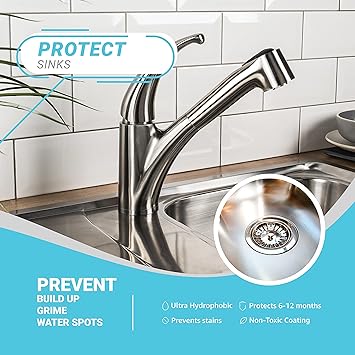 Lifeproof 2-Pack Ceramic Coating Spray Kit - Shine, Seal & Protect Kitchen & Bath Surfaces, Repels Stains & Grime