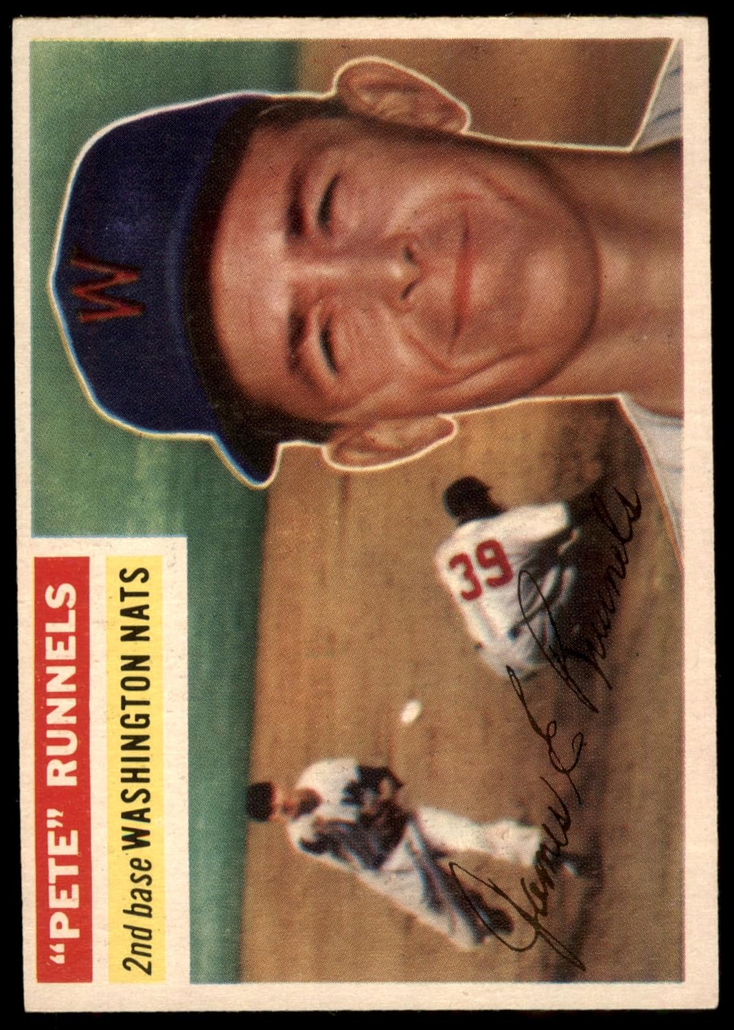 1956 Topps #234 Pete Runnels Washington Senators (Baseball Card) EX/MT Senators