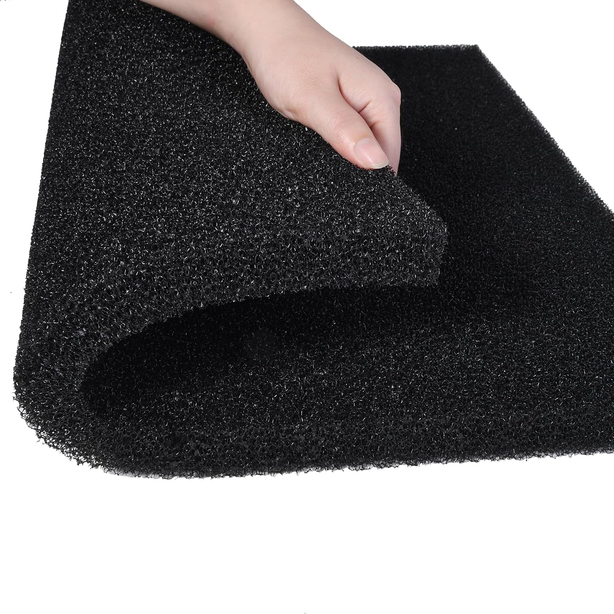 Almohadilla de filtro de esponja para acuario, esponjas de espuma con medios filtrantes biológicos | Espuma cortada a medida de 20"x20"x1", 20PPI para pecera