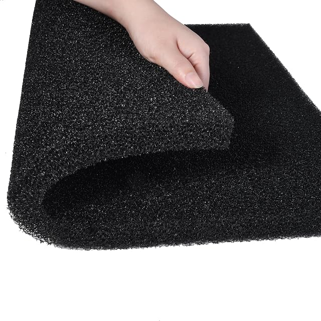 ALEGI Aquarium Sponge Filter Pad Bio Filter Media Foam Sponges Cut-to-Size Foam for Fish Tank 20x20x1 20PPI