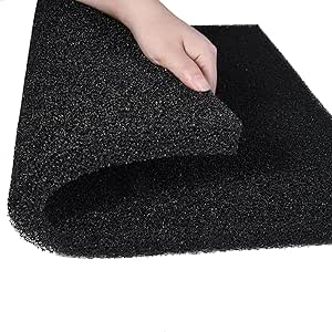 ALEGI Aquarium Spons Filterpad, Bio Filter Media Schuimsponzen, op maat gesneden schuim voor aquarium (50 x 50 cm x 2,5 cm (50PPI ALEGI Aquarium Spons Filterpad, Bio Filter Media Schuimsponzen, op maat gesneden schuim voor aquarium (50 x 50 cm x 2,5 cm (50PPI