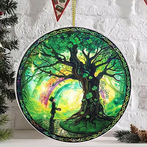 Miniatura 9 de Adorno de atrapasoles de cristal con diseño de mal de ojo, decoraciones de Navidad, adornos de Navidad para árbol, ideas de regalo de vacaciones,