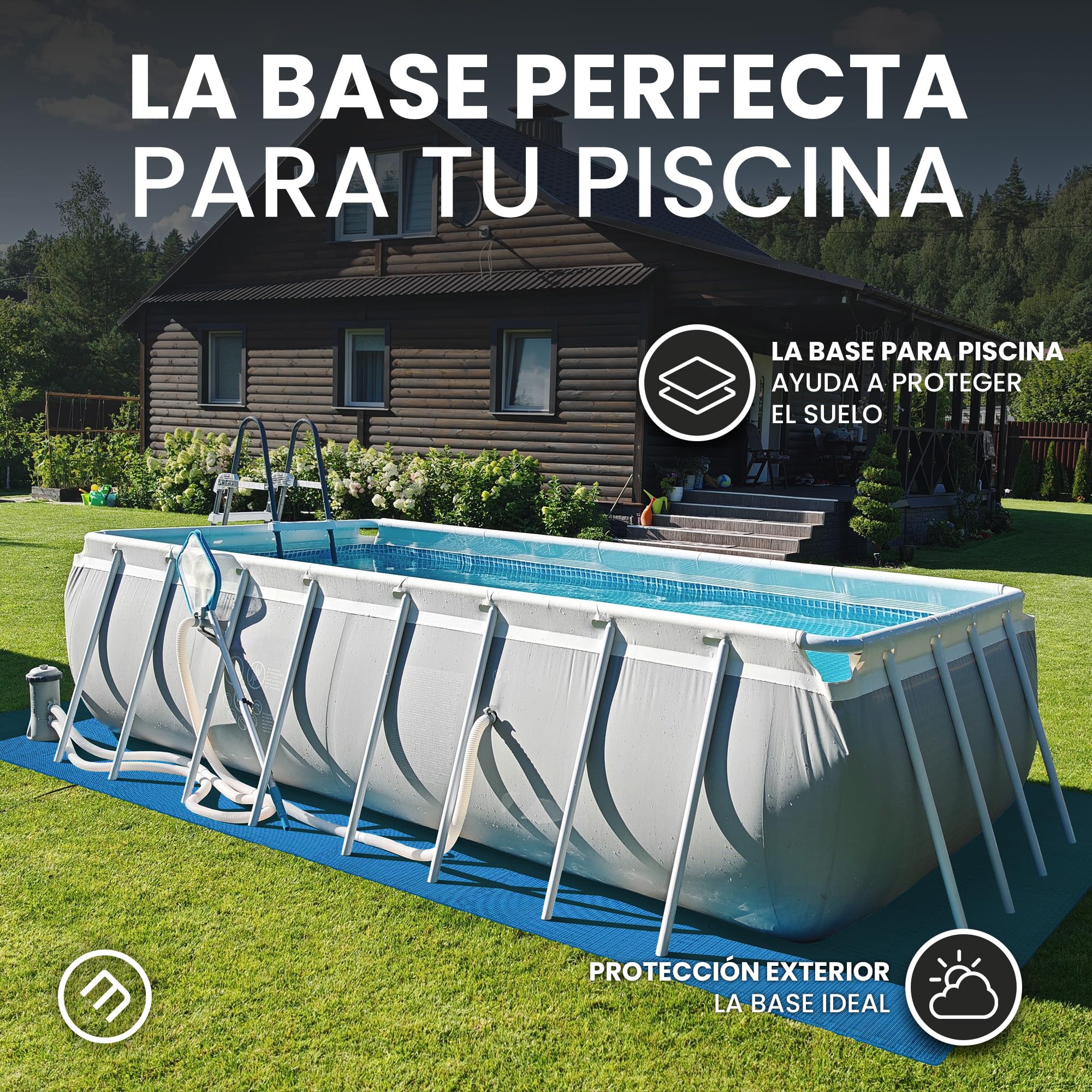 Esterilla Fitness Puzzle para Suelos de Gimnasio | Set de Protección Goma Espuma Losas Caucho para Máquinas de Deporte, Alfombrilla Protector Expandible Tatami Tapiz Alfombra Colchonetas Pesas Gym