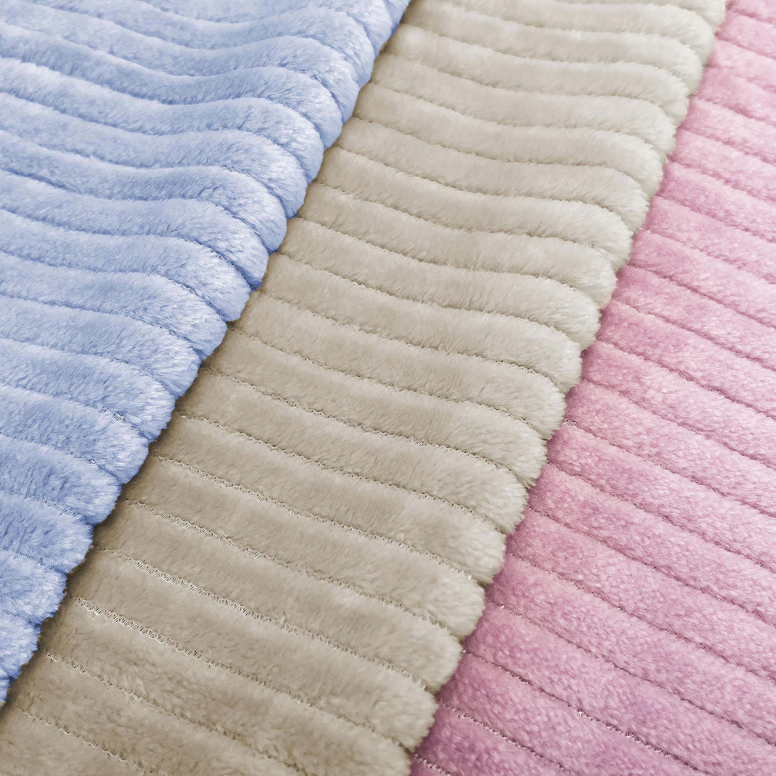 Liniva Home - Juego de Sábanas Coralina Canale, térmica para Invierno - Modelo Adriana (10910, Azul, Cama 180 cm)