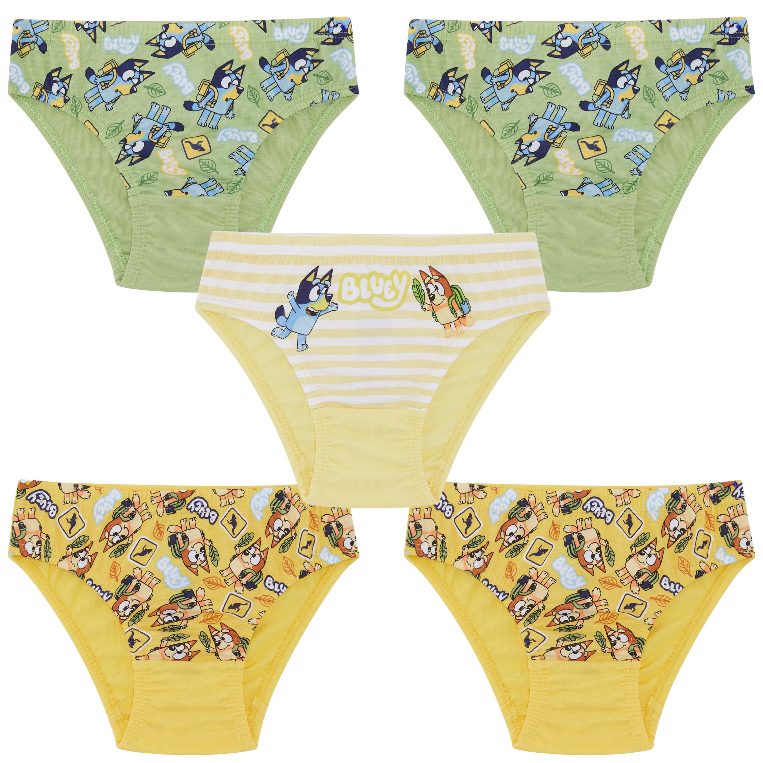BlueY Lot de 5 Slips de Bingo 100% Coton