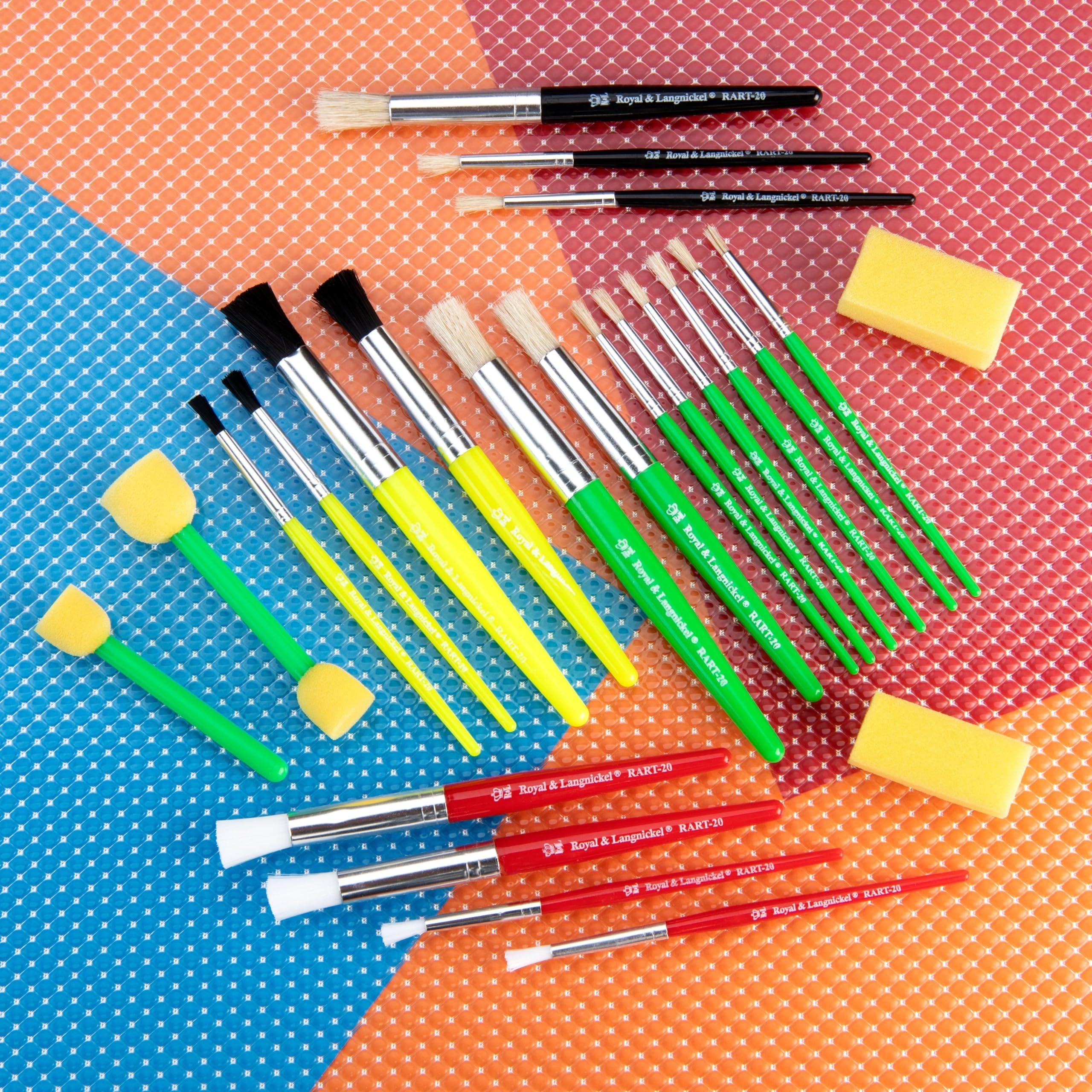 Royal Brush Cool Art Stencil Brush (25 per Pack) Multicolor