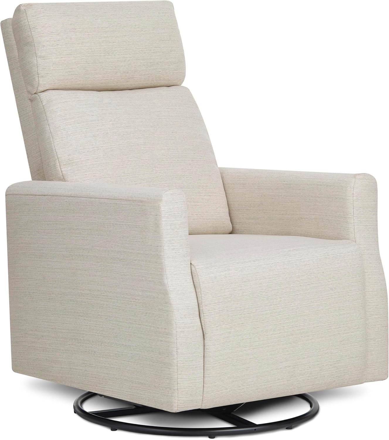 Dream On Me Oliver Swivel Glider with 360-Degree Swivel and Plush Corduroy Fabric, FSC Certified.