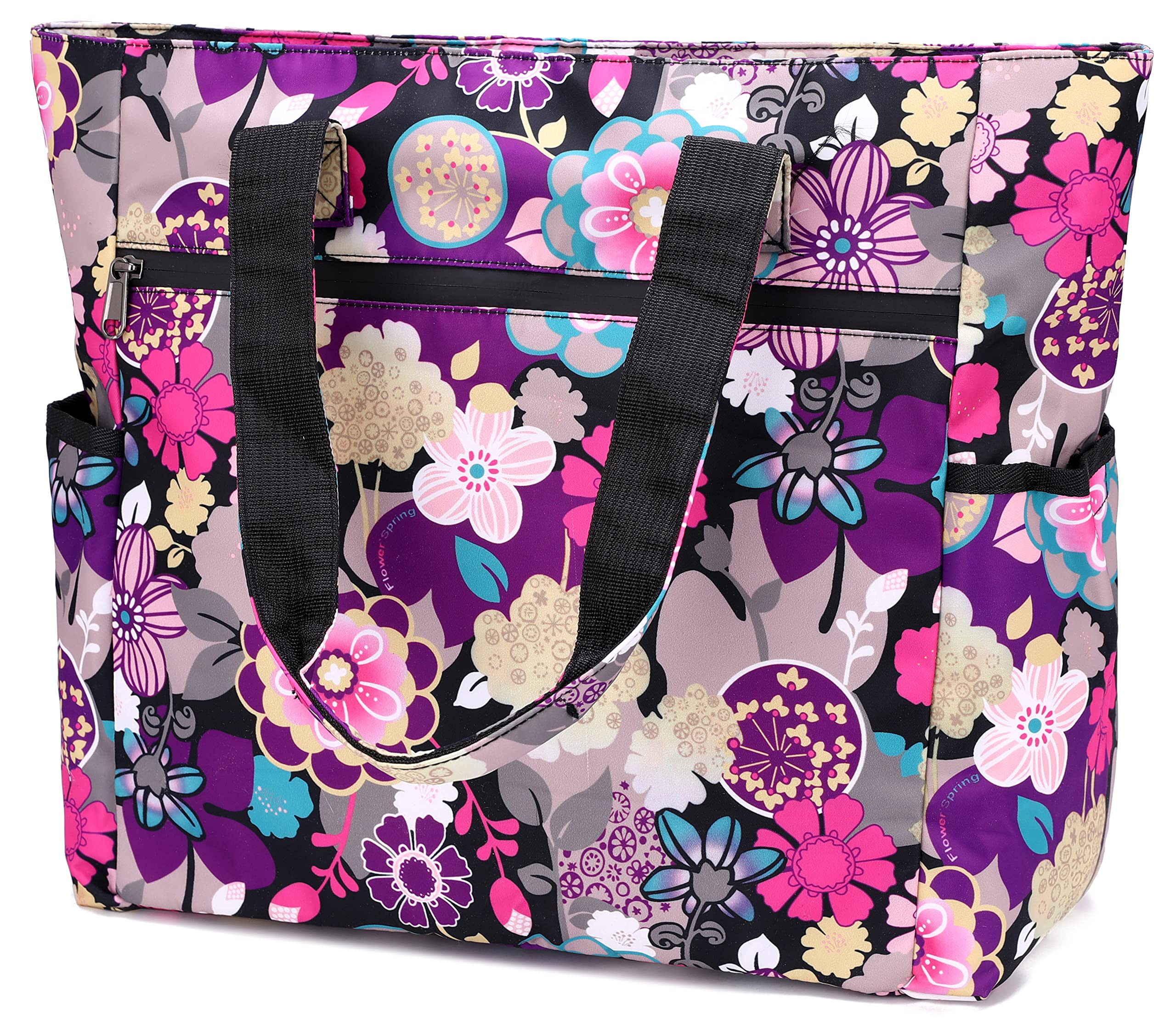 Nylon Large Lightweight Tote Bag Shoulder Bag for Gym Hiking Picnic Travel Beach Waterproof Tote Bags