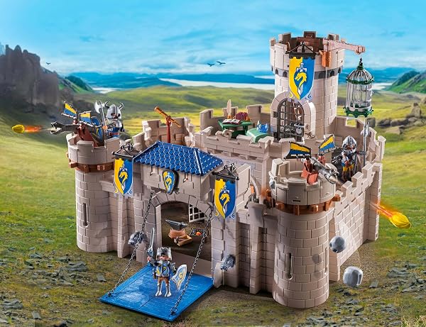 Playmobil Playmobil 71642 Citadel of the Knights - Novelmore - Includes Three Knights and Many Accessories for Realistic Battles - Ages 4 and Above in use