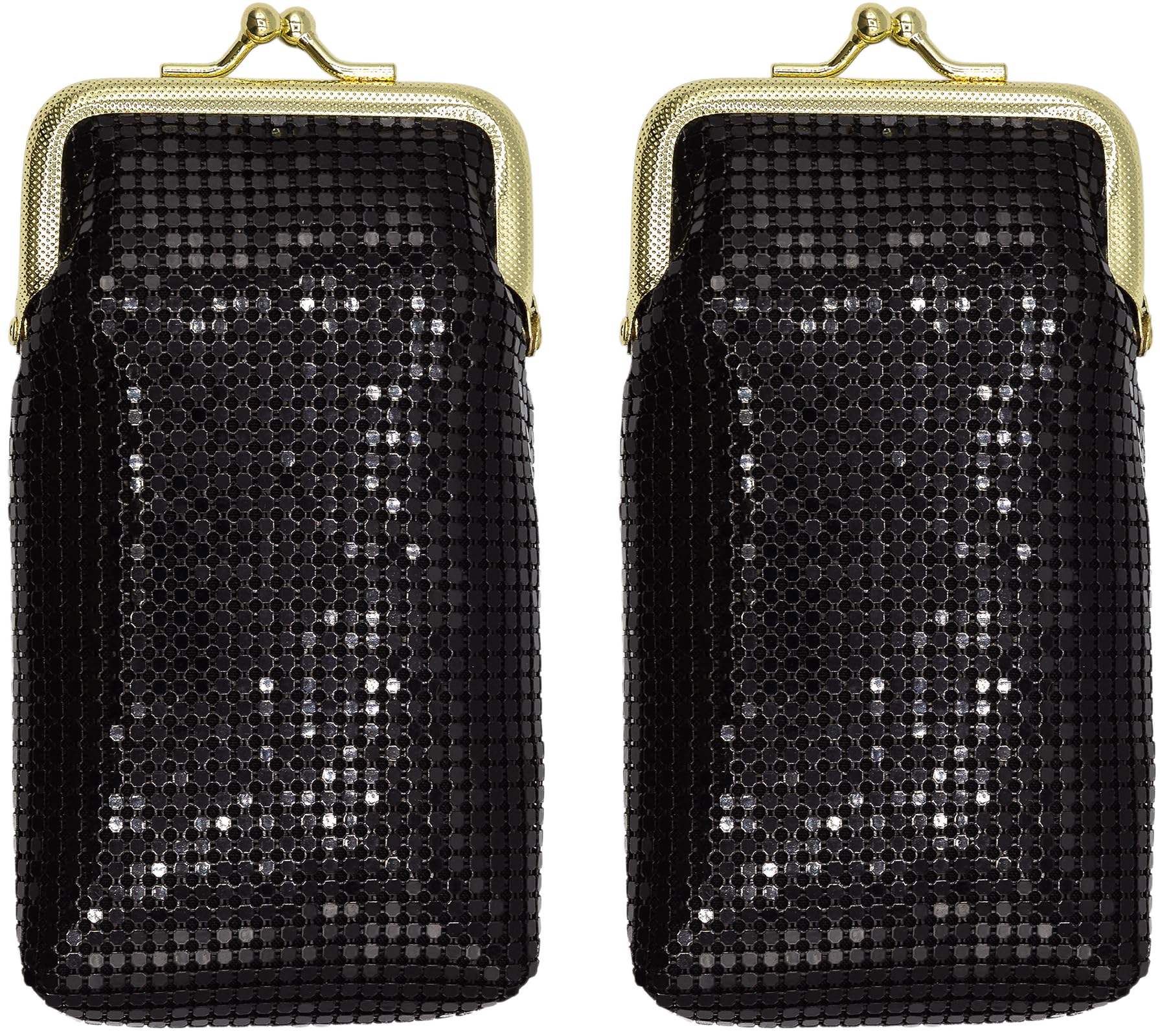 Amazon.com: Set of 2 Vintage Soft Metallic Mesh Short Cigarette