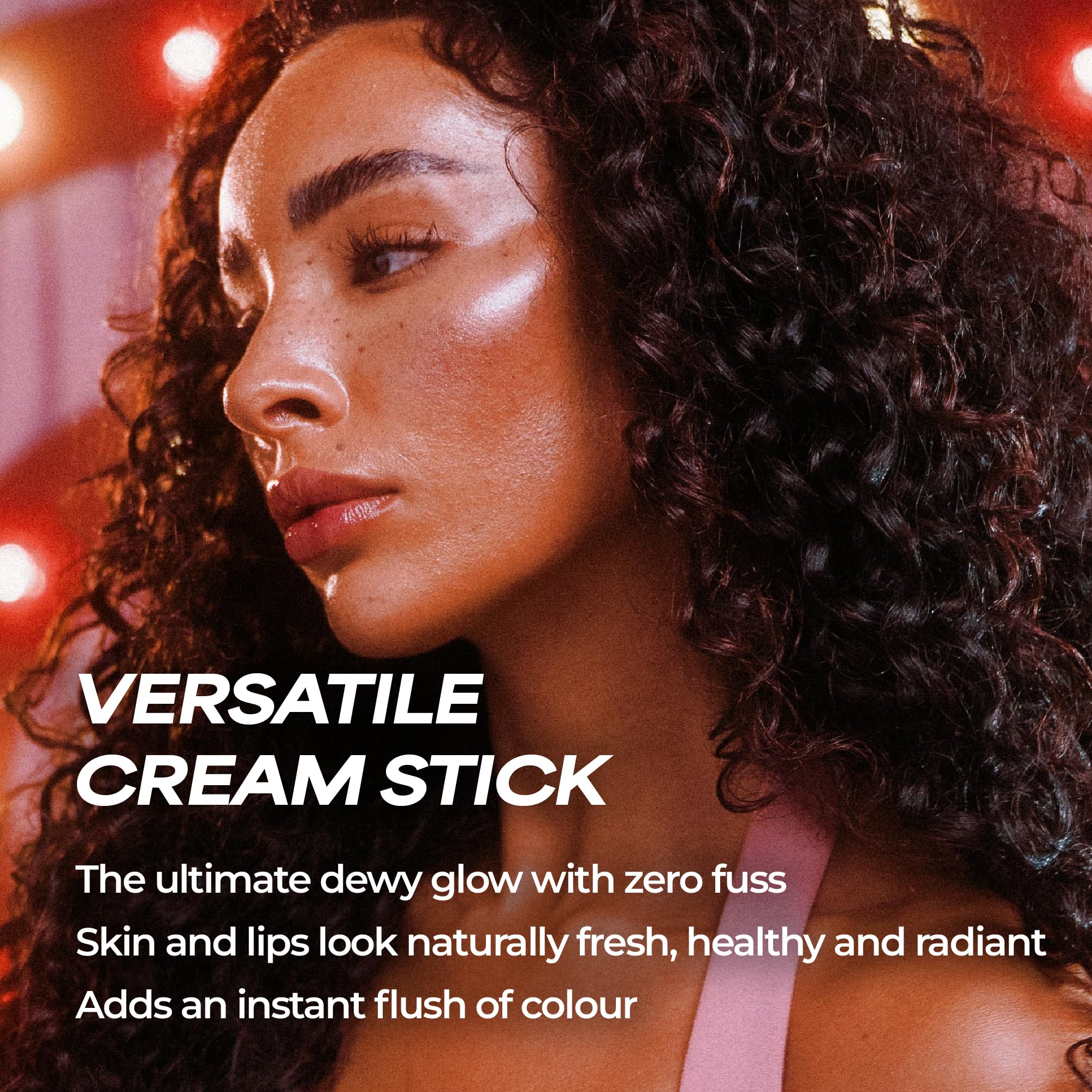 MCoBeauty, Baby Face Multiuse Cream Stick for Lips and Cheeks, Blush Stick in Deep Rose Shade - Image 3