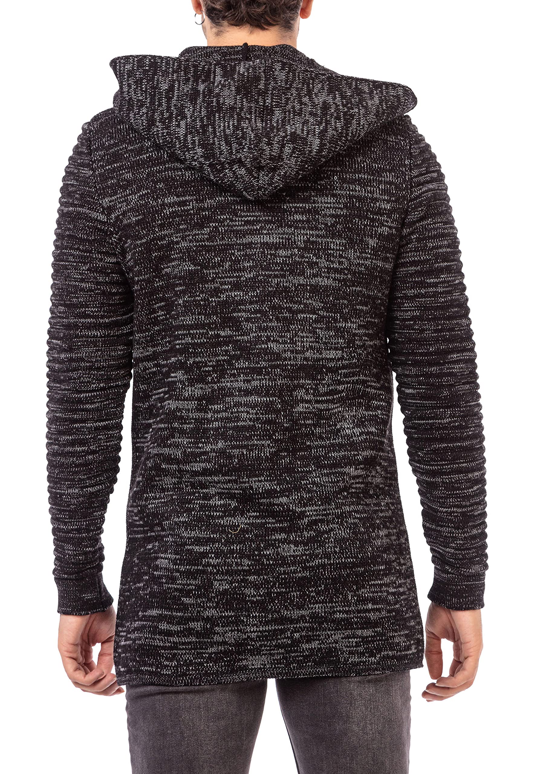 Redbridge Cardigan Herren Mantel Lange Strick-Jacke