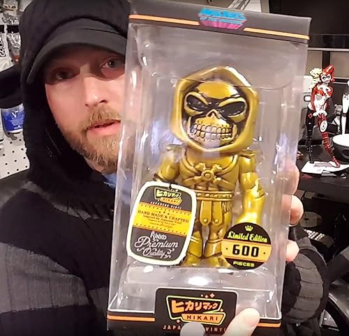 Miniatura 5 de Funko Hikari: Maestros del Universo - Figura de vinilo Hikari de esqueleto dorado