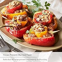 Vista 7 de Panasonic FlashXpress Toaster Oven Countertop, Compact 4 Slice Toaster Oven w/Double Infrared Heating, PFAS-free, 6 Auto Cook Options & Precise