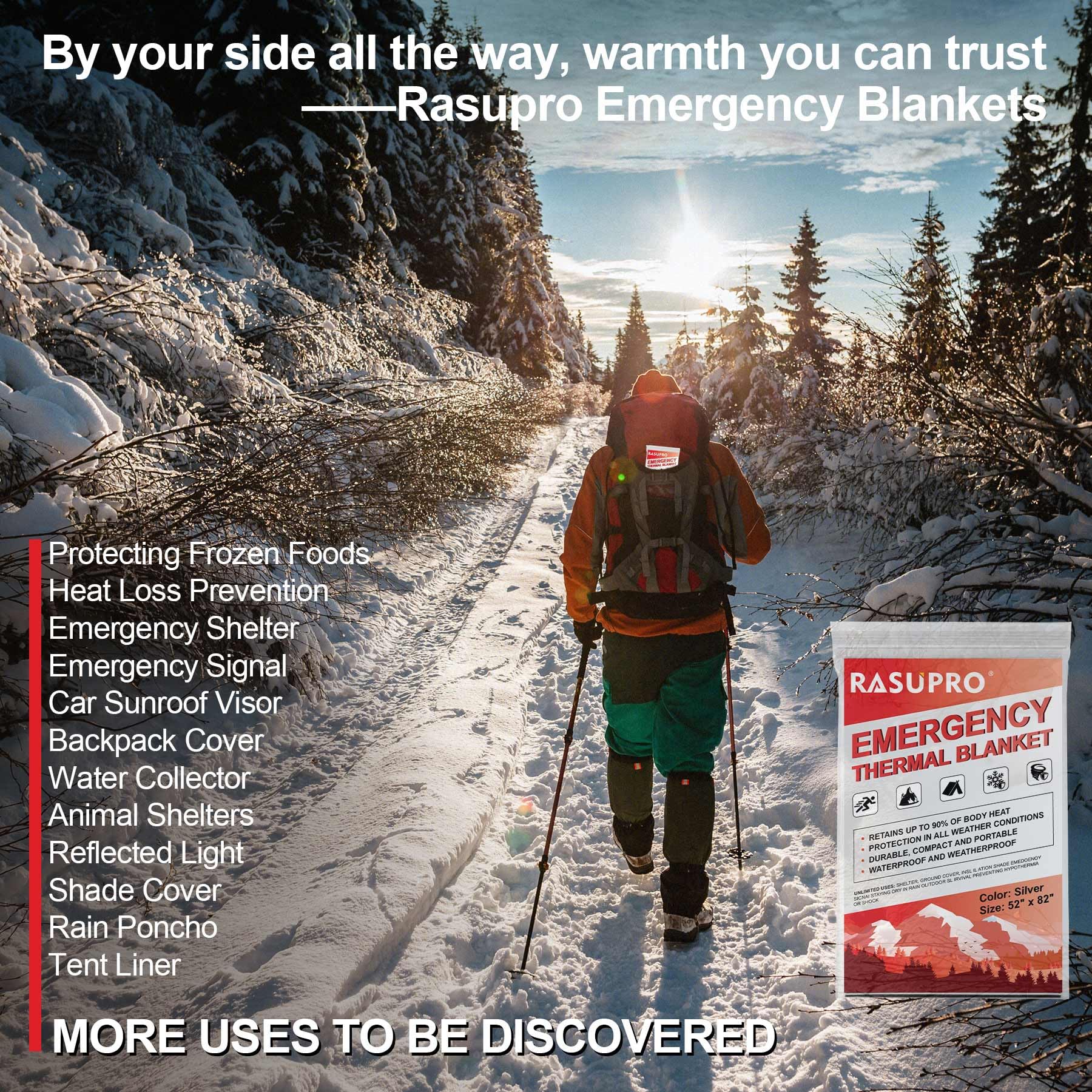 9 Pack Emergency Blankets - Survival Gear -3 9 Pack Emergency Blankets - Survival Gear -3