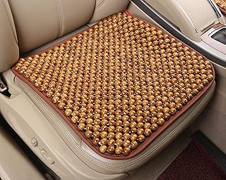 KENNISI Wood Beaded office Seat Cushion, Bead Seat Cushion for Office Chair,seat Beads Cushion, Massage,
