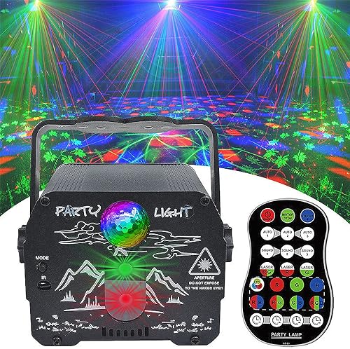 Miniatura 2 de Mini luz de escenario de bola de discoteca con control remoto, luz de fiesta de DJ para regalo de cumpleaños de Navidad, lámpara LED portátil