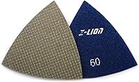 Vista 4 de Z-Lion Almohadillas de lijado triangulares de diamante para herramientas oscilantes (4 unidslote)