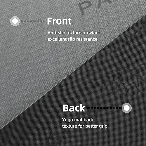 Miniatura 3 de Yoga Mat Non Slip Anti-tear,extra thick-25 inch10MMHigh Resiliency Professional POE Yoga Mats for Women Men Kids,72"x24"inch,Workout, Yoga, Pilates