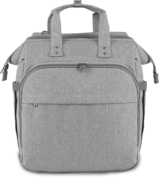 Diaper Bag Backpack - Baby Bag Diaper Backpack Multi function Travel Waterproof Diaper Bag with Extra Baby Carrier, Portable Changing Pad, Stroller Straps & Pacifier Case
