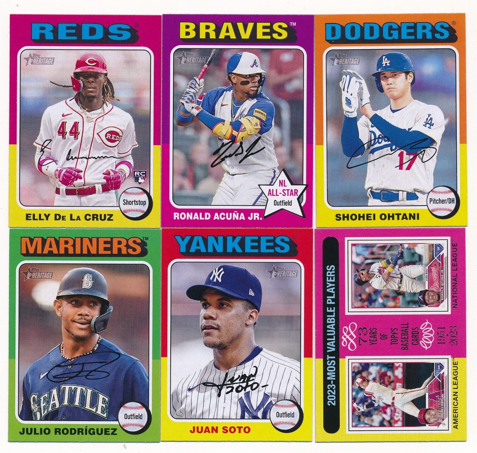 Amazon.com: 2024 Topps Heritage Baseball Complete Mint Basic 400 Card Hand  Collated Set in Classic 1975 Topps Design featuring Elly De La Cruz, Jasson  Dominguez and Evan Carter Rookie Cards Plus Loads