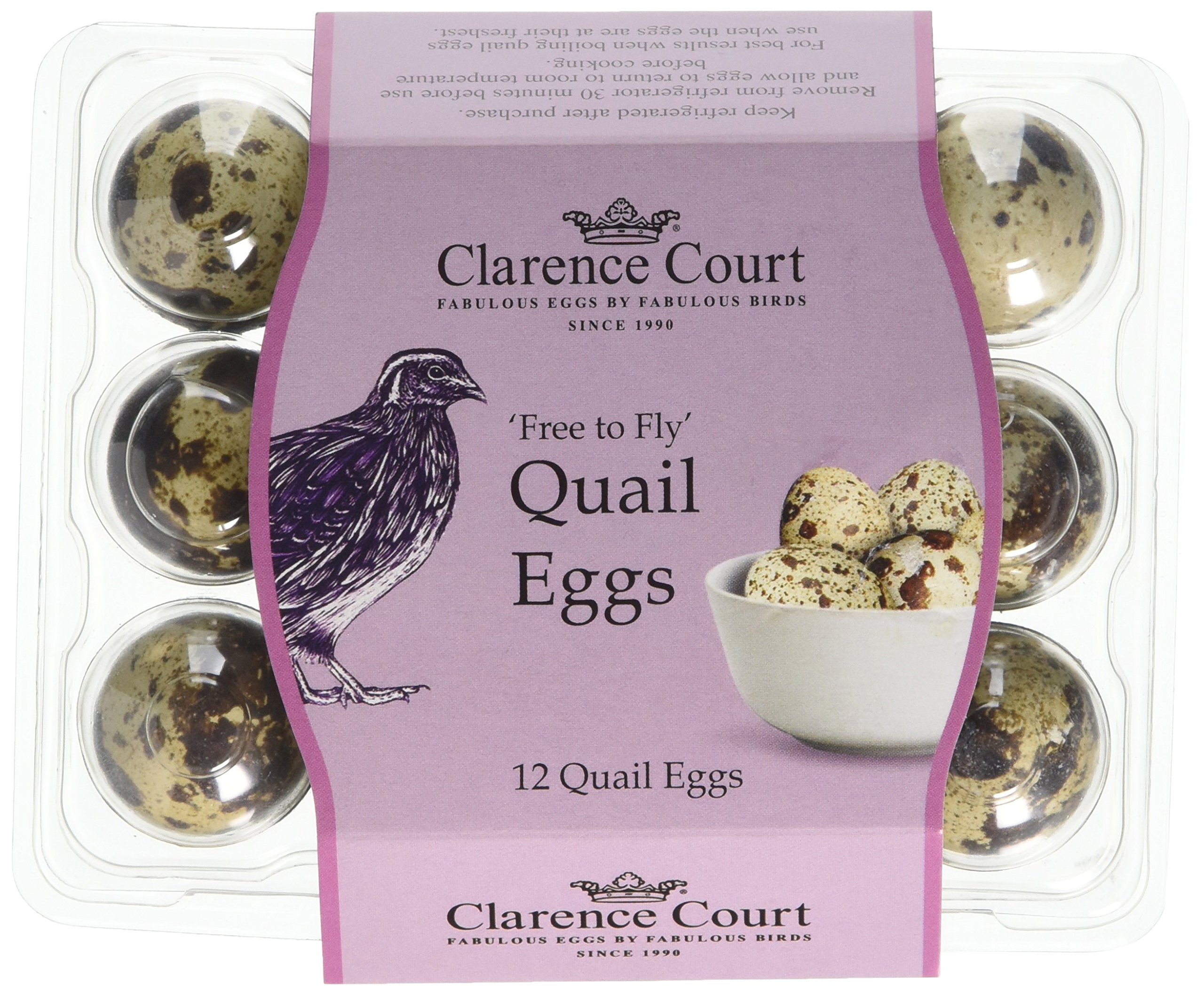 Clarence Court Free Range Quail Eggs, 12 pack