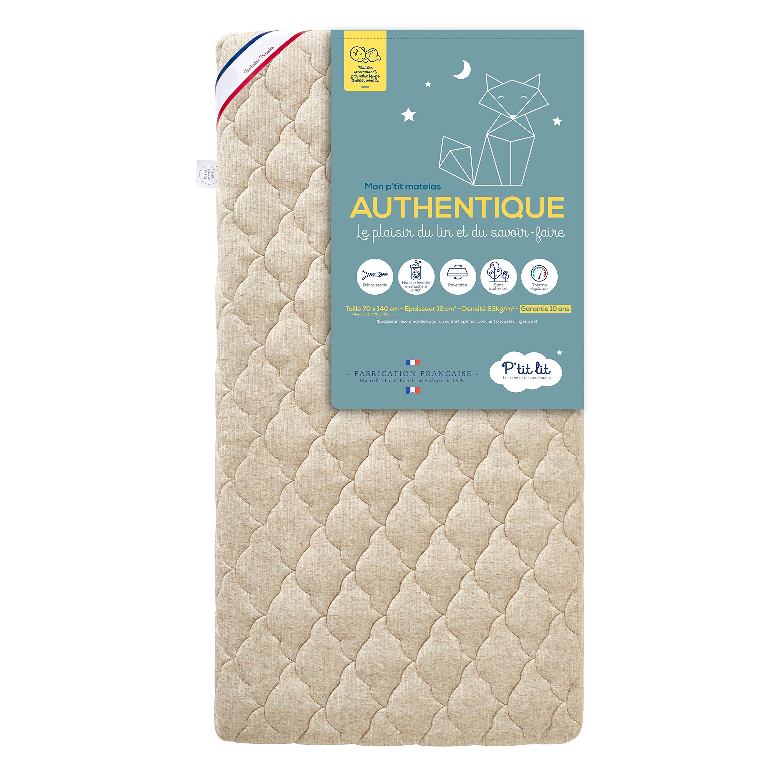 P'tit Lit Matelas Bébé Déhoussable Faces Èté/Hiver 70x140 au meilleur prix sur P'tit Lit Matelas Bébé Déhoussable Faces Èté/Hiver 70x140 au meilleur prix sur