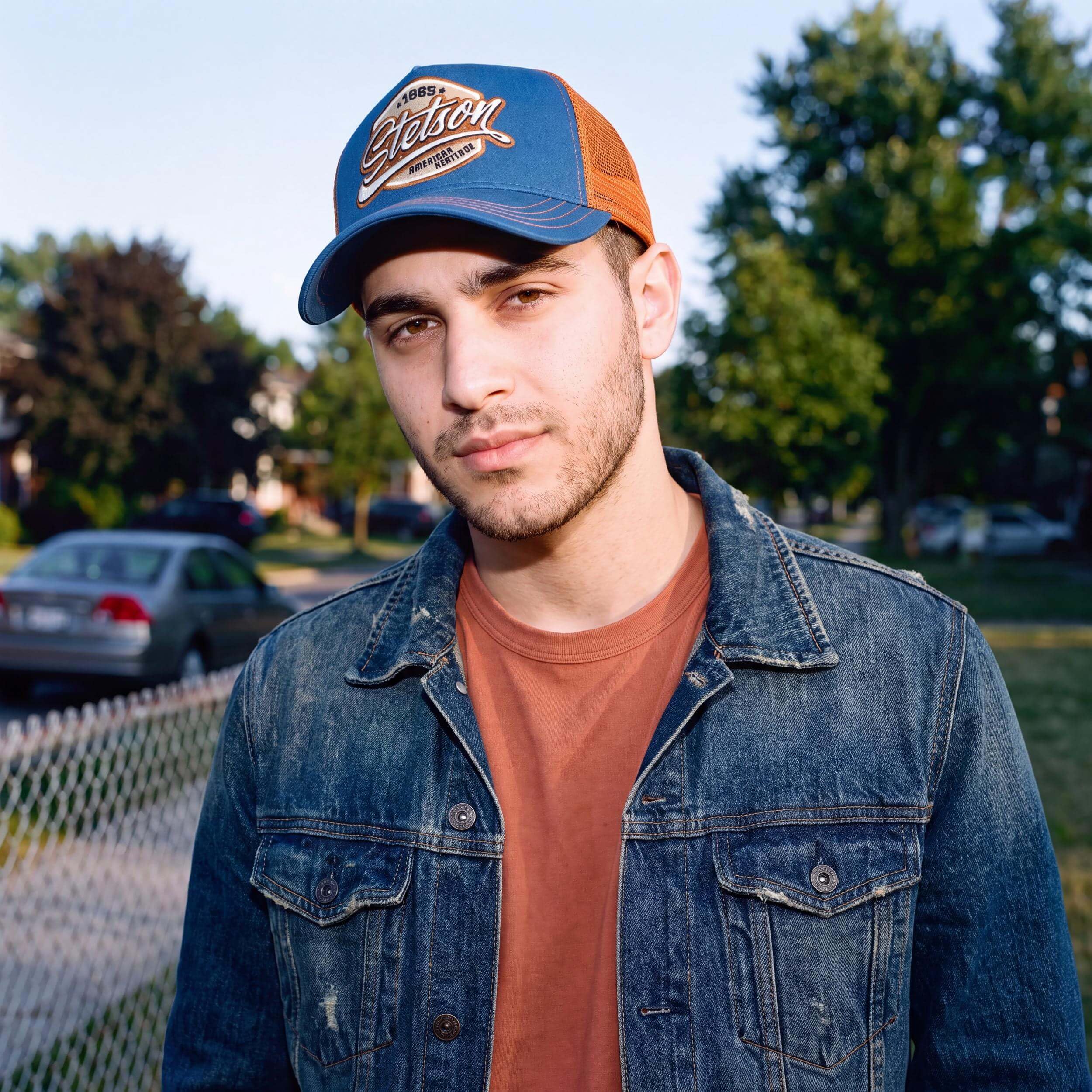 Stetson Klasyczna naszywka Trucker Cap Basecap czapka bejsbolówka czapka z siateczką dla kobiet/mężczyzn – Snapback, z daszkiem, na wiosnę, lato, jesień, zimę