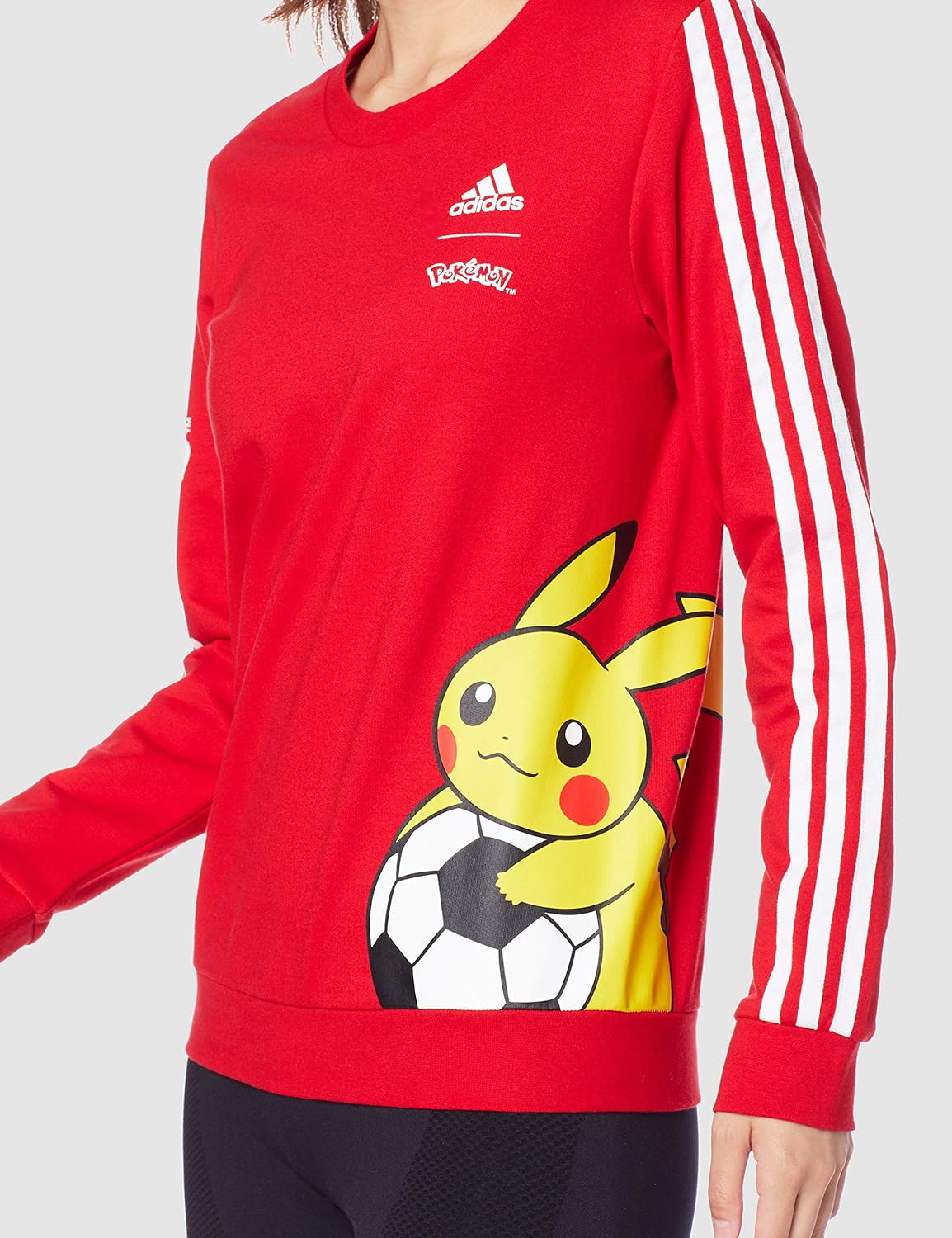 Amazon アディダス スウェット ポケモン ピカチュウ スウェットシャツ Izn07 レディース トレーナー パーカー 通販