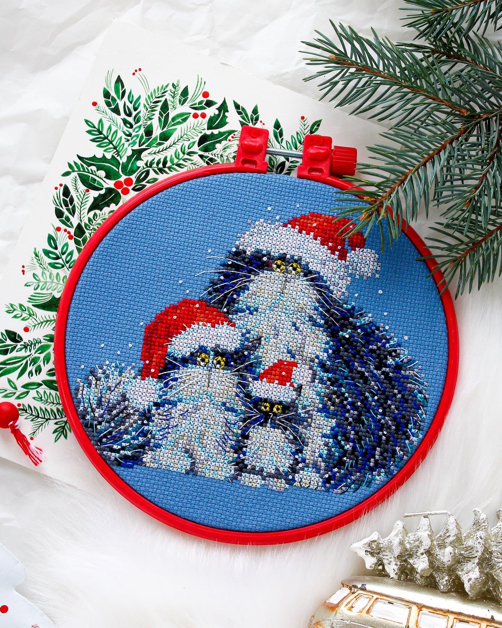 Wizardi Have You Called Santa? Abris Art Cross-Stitch Kit Ahm-024