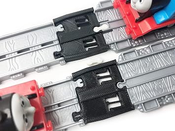 TrainLab Thomas Adventures to Thomas Take-n-Play Train Track adapters. Includes mini Dog Bones! Black