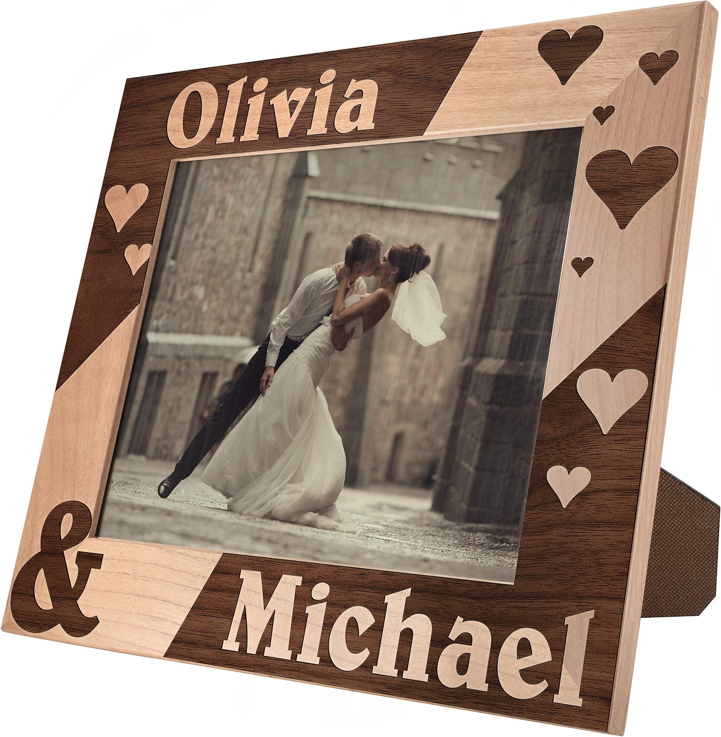 Personalized Couple Picture Frame 4x6 Wedding Picture