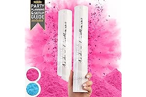 Pink Smoke Bomb Gender Reveal: 2-Pack Biodegradable Pink Gender Reveal Smoke Cannons