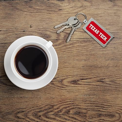 Miniatura 2 de Rico Industries NCAA Texas Tech Red Raiders - Llavero de metal de dos caras - Gran accesorio para automóvil diario