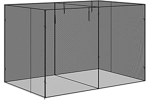 Outsunny 10' x 6.5' Crop Cage Plant Protection Tent With Zippered Doors