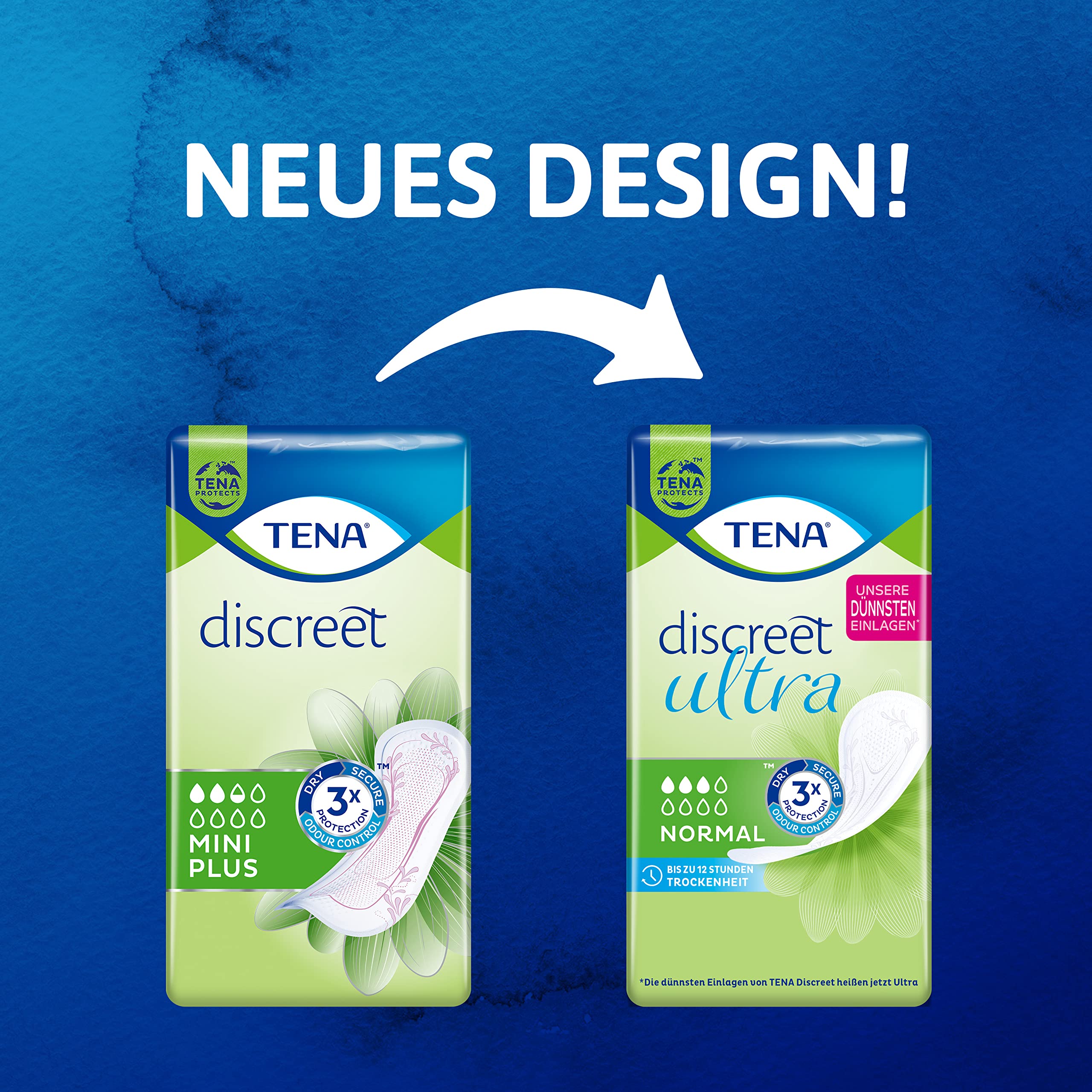 TENA Discreet Ultra Pad Normal 8x16p eC SRU